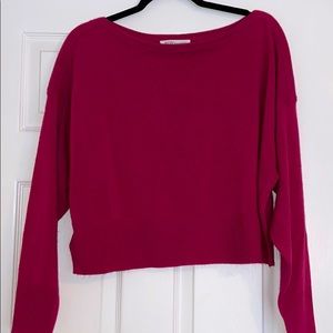 BCBGeneration Pink Scoop Neck Sweater